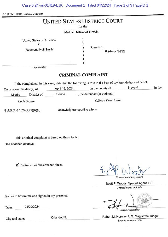 Owner G&G Roofing Raymond Smith Federal Criminal Complaint